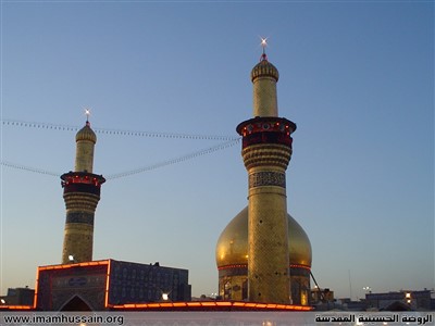 گنبد و گلدسته حرم امام حسین (ع)